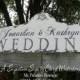 Custom WEDDING SIGN, Gorgeous Shabby Chic Sign, VINTAGE Inspired Wedding Decor, Established Name Sign, Custom Name Sign, Surname, 36 X 16