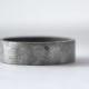 Black Diamond Ring - Wedding Band for Men or Women - Oxidized Sterling Silver Mens Wedding Ring - Rough Finish Diamond Ring - Custom Made