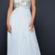 Chiffon Sleeveless One Shoulder Crystals Ruched White Floor Length