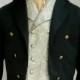 Mans English Regency Wool and Velvet Tailcoat Groom's Wedding Tux French Empire Formal Eveningwear Art Deco Tailcoat