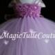 Lavender Lilac light purple flower girl tutu dress toddler dress birthday dress easter dress tulle dress 1t2t3t4t5t6t7t8t9t10t