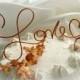 Fall Wedding Decor, Rustic Cake Topper,  Choose Your Size