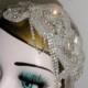 Roaring 20s style the great gatsby wedding ladies bridal birthday headdress headpiece headband summer party jazz age
