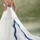 White And Blue Wedding Dresses 