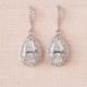 Crystal Bridal earrings  Wedding jewelry Swarovski Crystal Wedding earrings Bridal jewelry, Ariel Drop Earrings