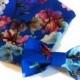 floral bow tie wedding groom cobalt blue blossom pink sakura necktie tie bride dress bowtie gift for him mens bowties fathetfluere bleu пю18