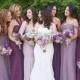 Jenny Yoo On Instagram: “Gorgeous Bridal Party In A Mix Of Raisin   Lilac Willow  And Annabelle  Dresses 