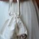 The Regency Purse. Pure silk Flower girl purse for wedding. Flower girl bag in 140 colours