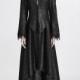 Black Gothic Dark Angle Long Hooded Coat for Women