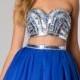Short Two Piece Strapless Sequin Dress by Alyce 4410 - Brand Prom Dresses