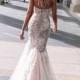 Steven Khalil Mermaid Wedding Dresses Blush Pink Sweetheart Pearls Beaded Applique Lace Fishtail Bridal Gowns Modest Designer Luxury 2015 Gowns Plus Size Wedding Dresses From Gardeniadh, $211.06
