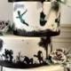 Disney Silhouette Wedding Cake