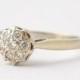 Engagement Rings: Vintage Diamonds & 9K Gold, Size 5
