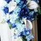 Fountain Blue Wedding Flower Brides Collection