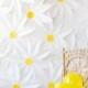 DIY Paper Daisy Backdrop And Video