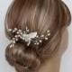 Pearl Bridal Hair Comb, RACHEL  Hair Comb, Bridal hairpiece, Wedding hair accessories, Bridal Headpieces, Bridal Hair Accessories