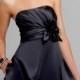 Alexia Designs Strapless Satin Knee Length Bridesmaid Dress 4004 - Brand Prom Dresses