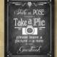 Printed PHOTO BOOTH Guestbook Wedding sign - chalkboard signage - 3 sizes available with optional add ons
