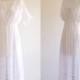 Edwardian dress- White wedding dress- Antique dress- 1910s dress-Lawn dress-Cotton wedding dress-Day dress-Simple wedding dress- Petite/ XS