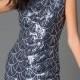 Short Open Back Sequin Dress by As U Wish - Discount Evening Dresses 