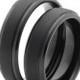 ON SALE Black Wedding Rings With Grooved Side Lines Tungsten Carbide