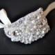 Beaded  cuff bracelet bridal, bridesmaid cuff bracelet,bridal bracelet, beaded crystal cuff,Jewelry Bracelet