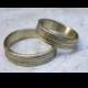 Wedding Ring Set Promise Rings His and Hers Wedding Rings Gold Rings Unique Wedding Bands Gold Bands Jewelry Mixed Metals Engagement rings