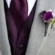 Monochrome Purple Wedding Color Inspiration