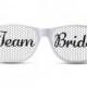 Team Bride Script Sunglasses/Wedding Sunglasses/Wedding Party Shades