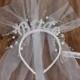 Letter Bride Headband Bridal Shower Party Tiara Weddng Headpiece