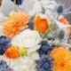 A Rustic Blue And Orange Wedding By Sarah Rose Burns Photography