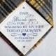 Thank You Dad Wedding Tie Patch • Personalized Dad Gift • Walking By My Side • Suit Label