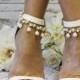 ARIEL - pearl wedding ankle bracelet