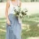 Bridesmaid Dresses & Bouquets