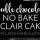 Double Chocolate Eclair Cake
