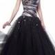 Plaid Taffeta and Tulle Ball Gown Alyce Designs Prom Dress 6592 - Brand Prom Dresses