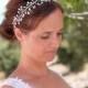 Bridal headpiece, bridal crown, bridal halo, wedding tiara, bridal hair vine, hairaccessory, wedding headpiece
