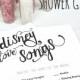 Bridal Shower Game - Disney Love Songs