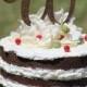 Monogram Wedding Cake topper - Wooden cake topper - Personalized Cake topper