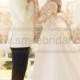 Martina Liana Wedding Dress With Illusion Lace Sleeves And Organza Skirt Style 840 - Wedding Dresses 2016 - Wedding Dresses