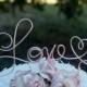 Love Cake Topper, Bridal Shower & Engagement Party