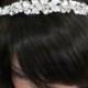 Rhinestone Bridal headband, Crystal Bridal headpiece, Bridal tiara, Wedding headpiece, Silver headband, Wedding hair accessory, Hair vine