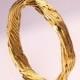 Twig Ring - 14K Gold Ring, wedding ring, wedding band, leaf ring, filigree, antique, art nouveau, vintage, mens ring, mens band, 5