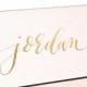 Calligraphy Place Cards, Name Cards, made to order