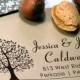 Tree Personalized Stamp (Pre-inked Stamp) Custom Return Address, Thank You, Wedding, Save the date, Teacher Stamp, Gifts for him (P1015L)