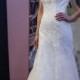 Casablanca Bridal - Fall 2013 - Style 2135 Lace V-Neck Sheath Wedding Dress - Stunning Cheap Wedding Dresses