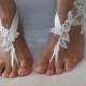 bridal accessories,ivory lace, wedding sandals, shoes, free shipping! Anklet, bridal sandals, bridesmaids, wedding gifts.......