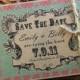 Save the date cards: rustic, country wedding awesomeness  - as seen in many magazines