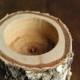 Oleander And Palm: Birch Wood Candle Holders