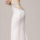 Low V-Neck Beaded Jovani Prom Dress - Discount Evening Dresses 
